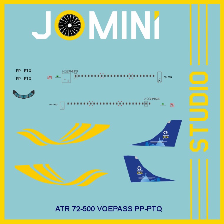 Decal Atr 72-500 Voepass PP-PTQ