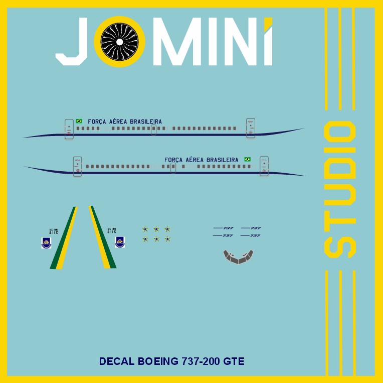 Decal Boeing 737-200 GTE