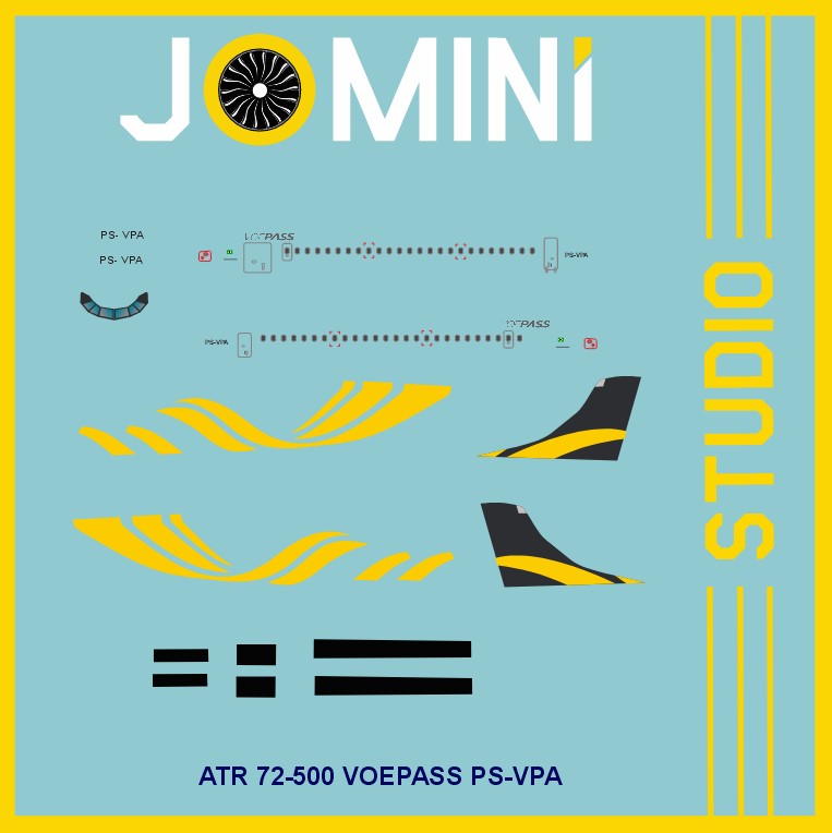 ATR 72-500 Voepass PS-VPA (Preto)