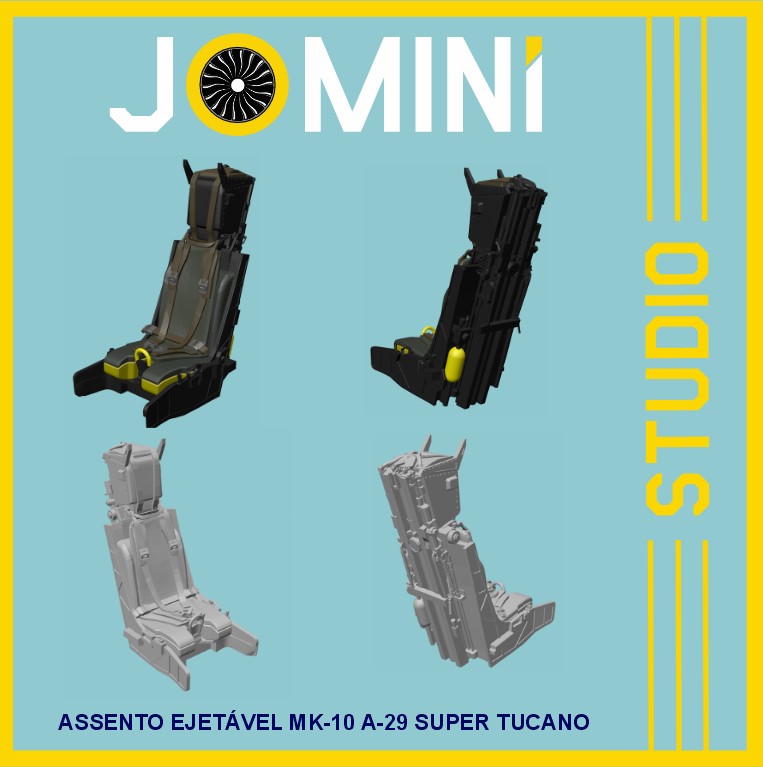 Assento ejetável MK-10 A-29 SUPER TUCANO