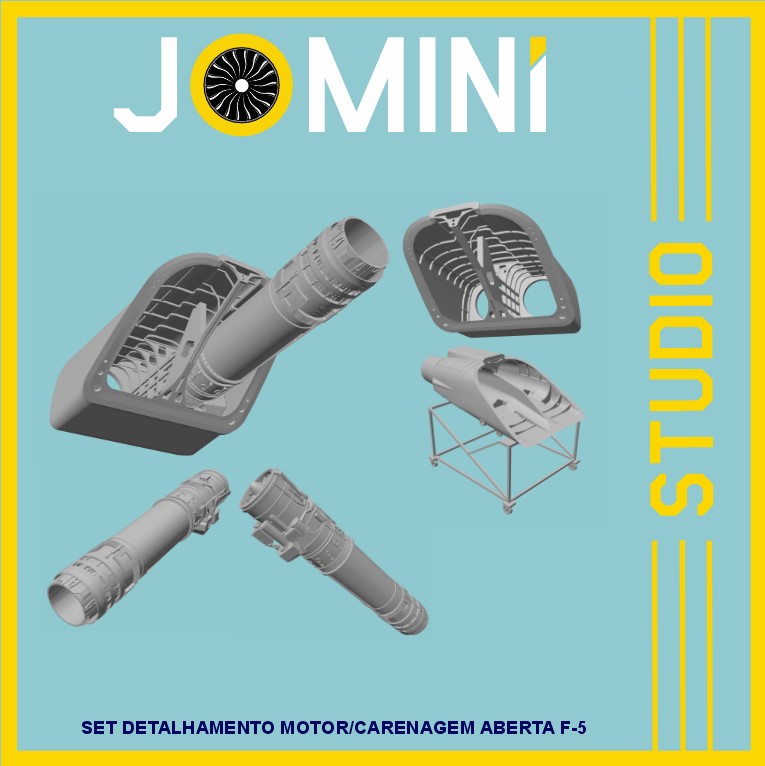 Set Detalhamento Motor/Carenagem aberta F-5